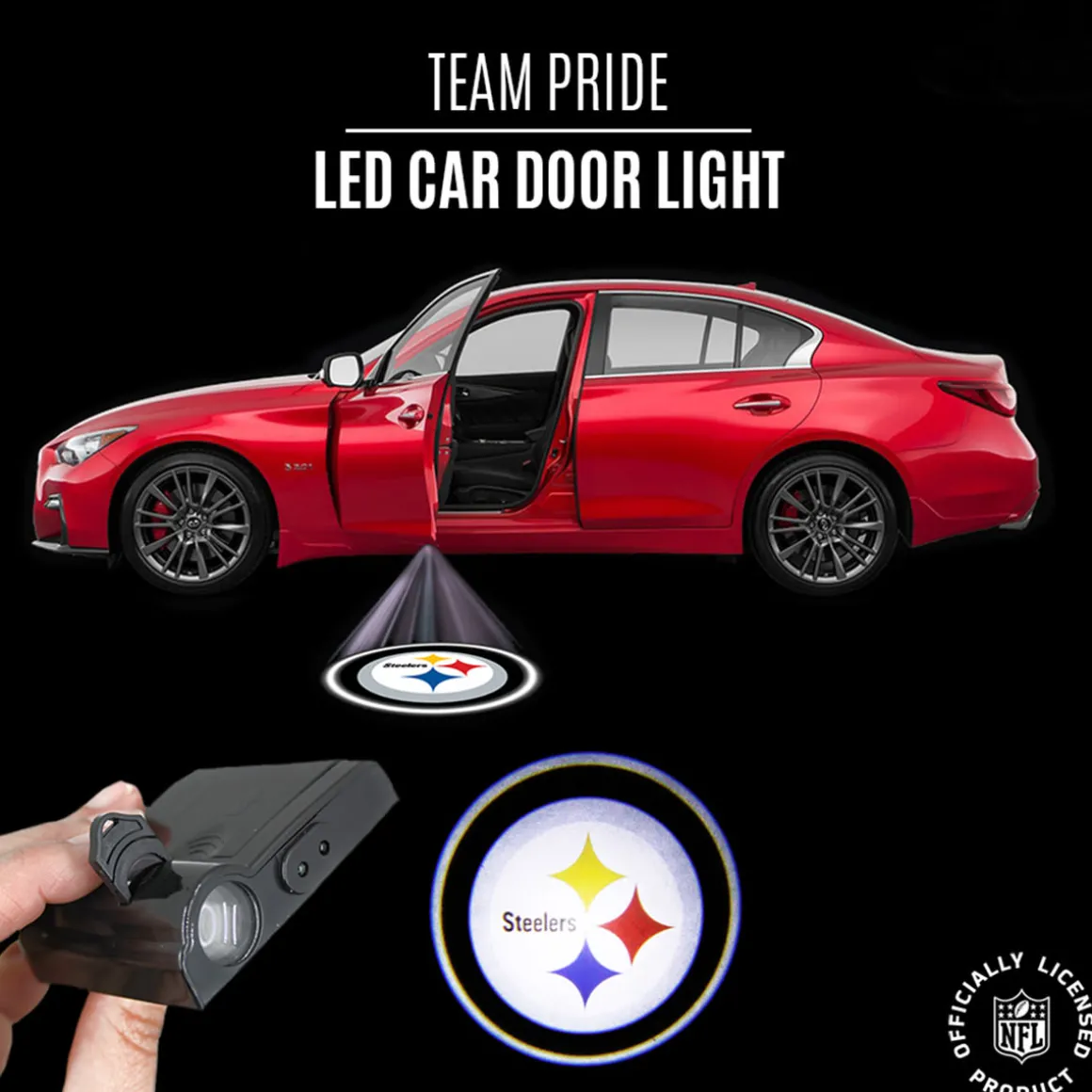 NFL Car Door Light