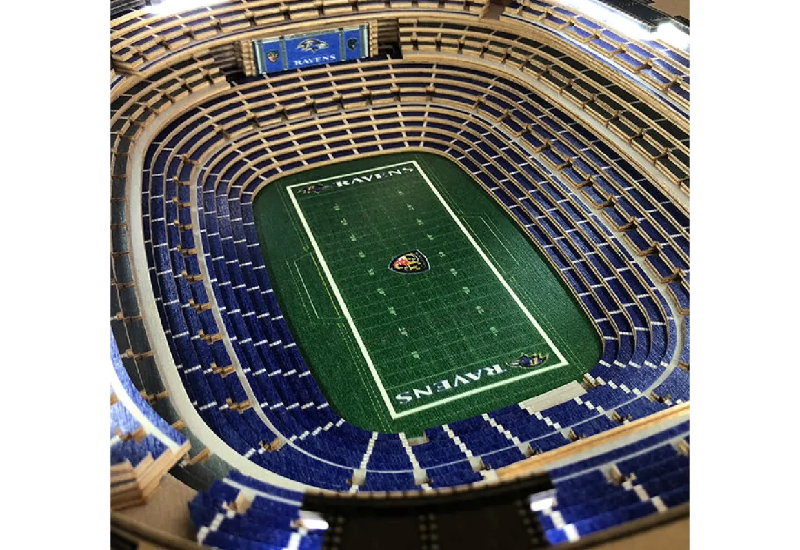 NFL 3D Stadium Table