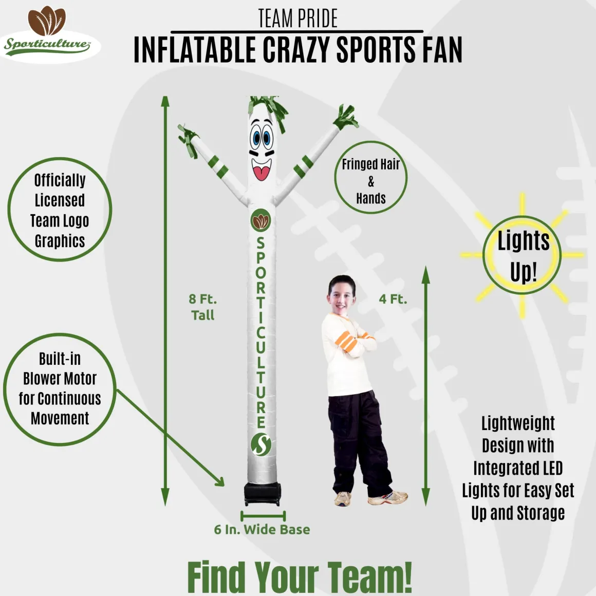 NFL Inflatable Crazy Sports Fan
