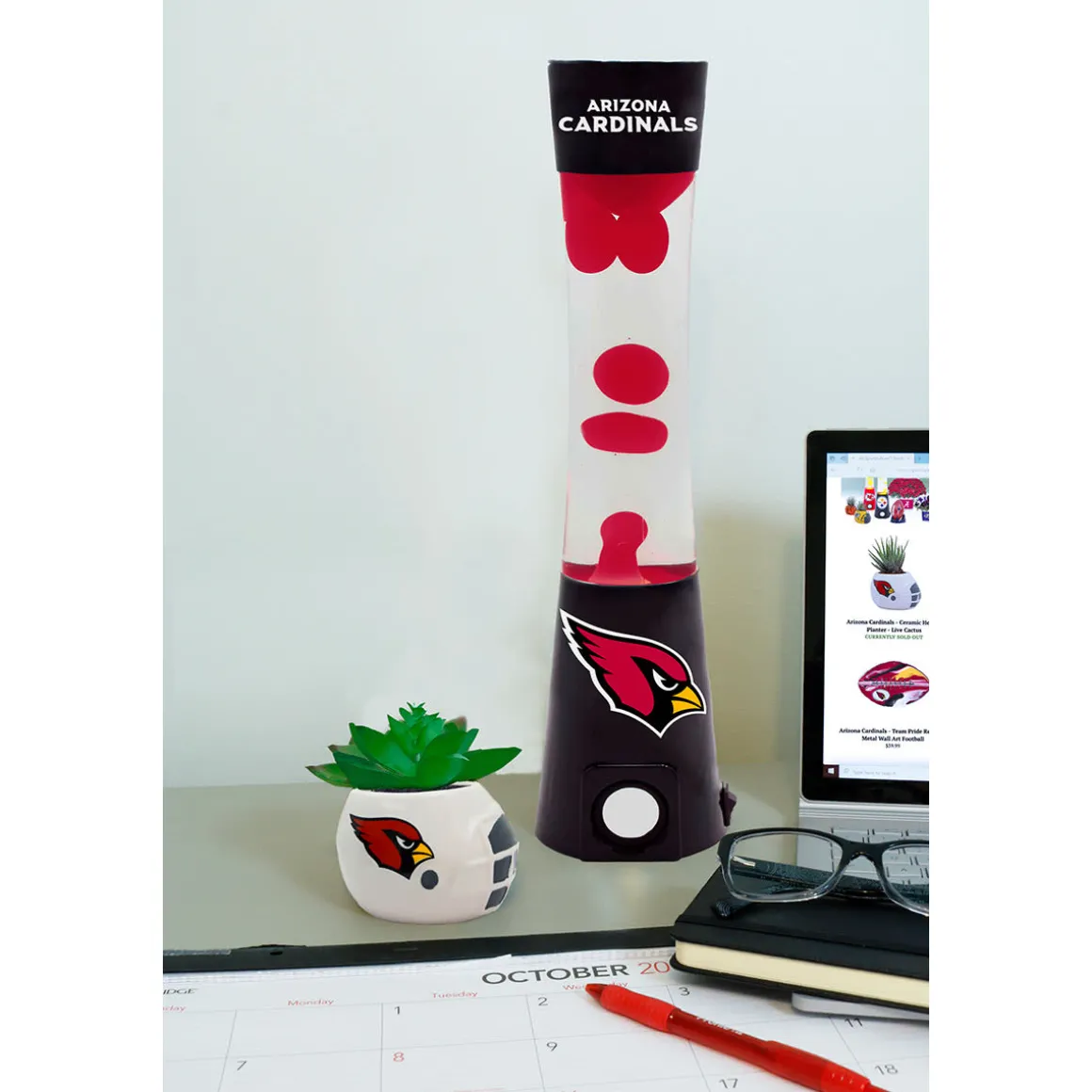 NFL Magma Lamp with Bluetooth Speaker