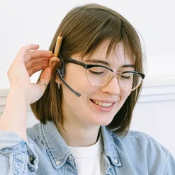 Noise-Canceling Boom Microphone Headphones