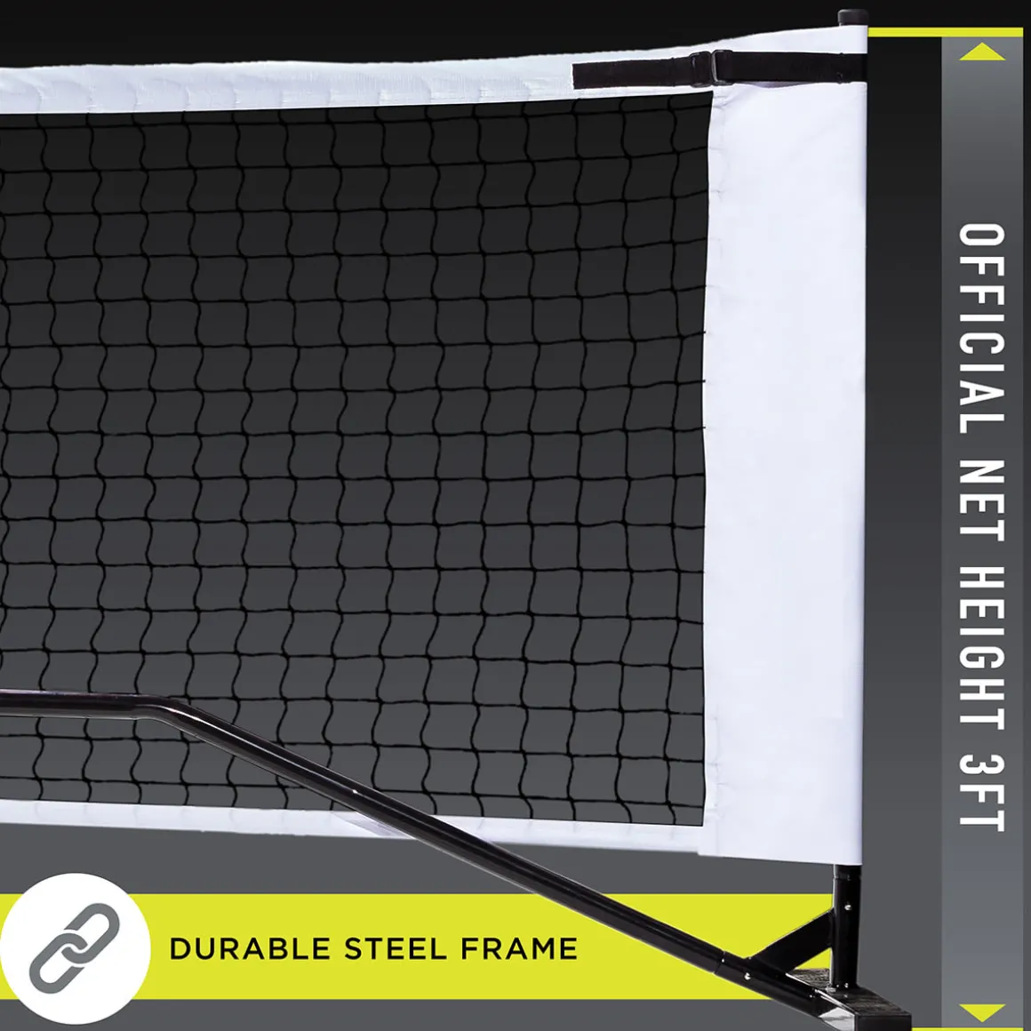 Official Size Pickleball Net Set