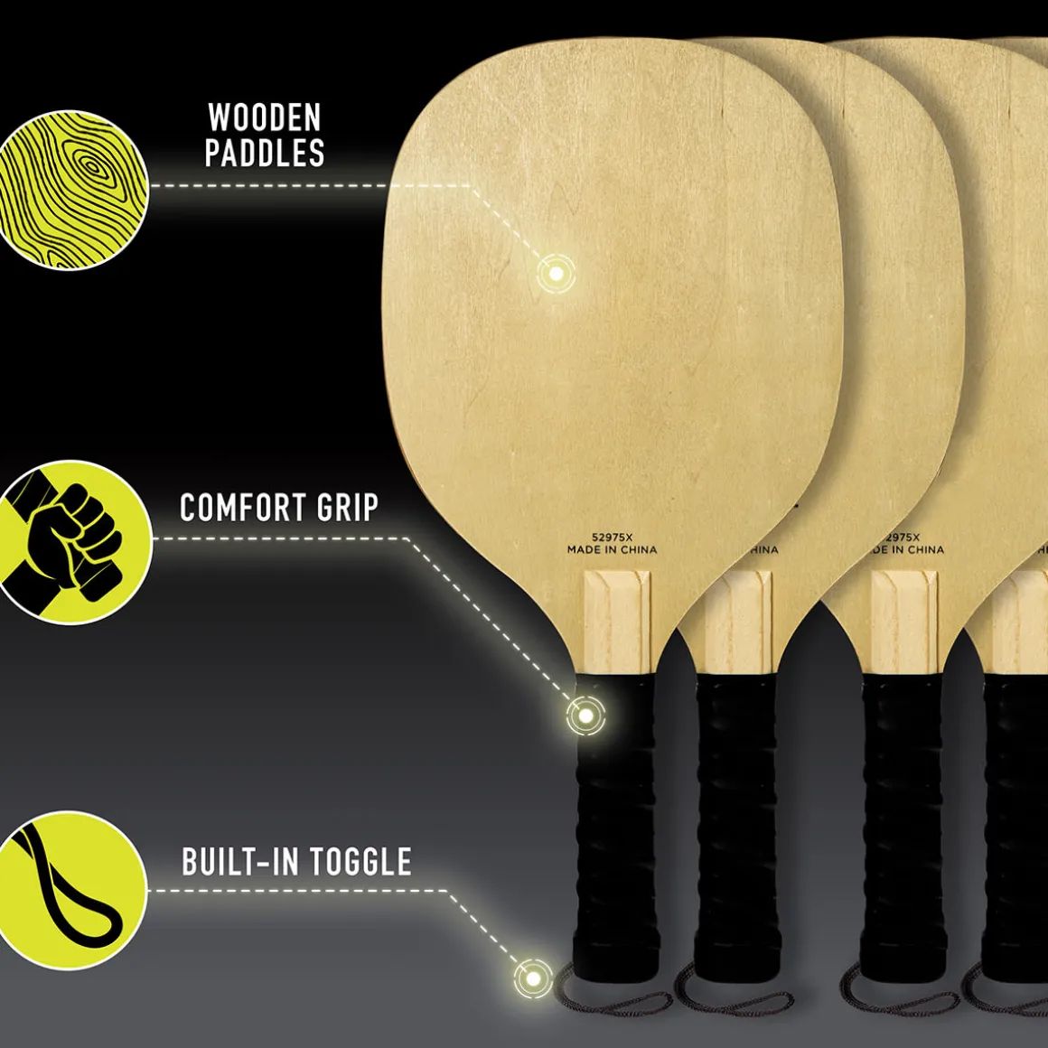 Official Size Pickleball Net Set