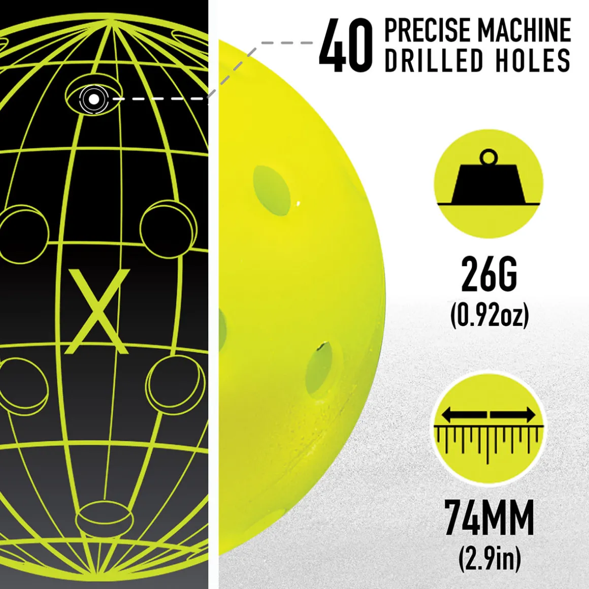 Official Size Pickleball Net Set