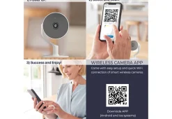 1080P Indoor Smart Security Camera with Wi-Fi