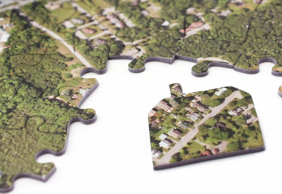 Personalized Aerial Photo Puzzle