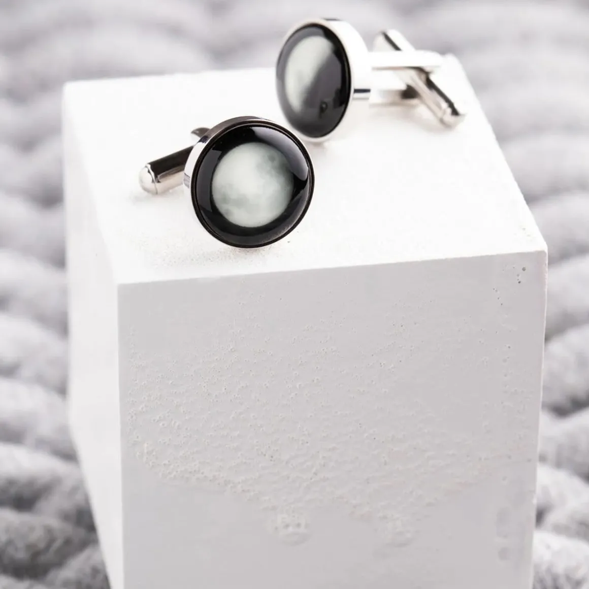 Personalized Choose Your Moon Phase Moonrise Cufflinks