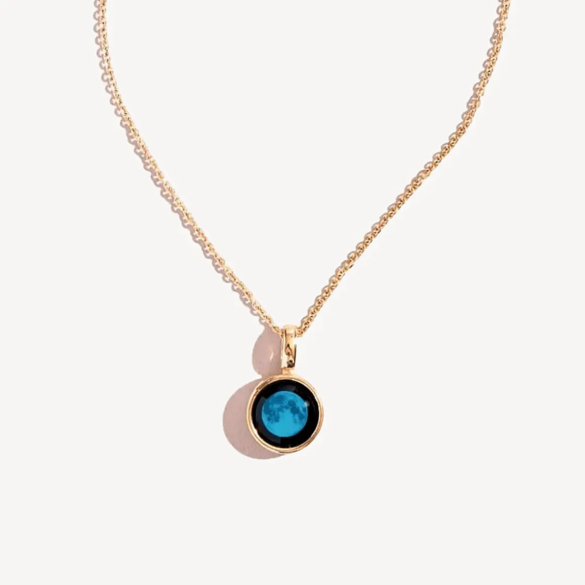 Personalized Choose Your Moon Phase Sky Light Necklace