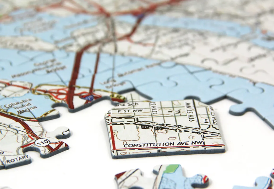 Personalized Street Map Puzzle