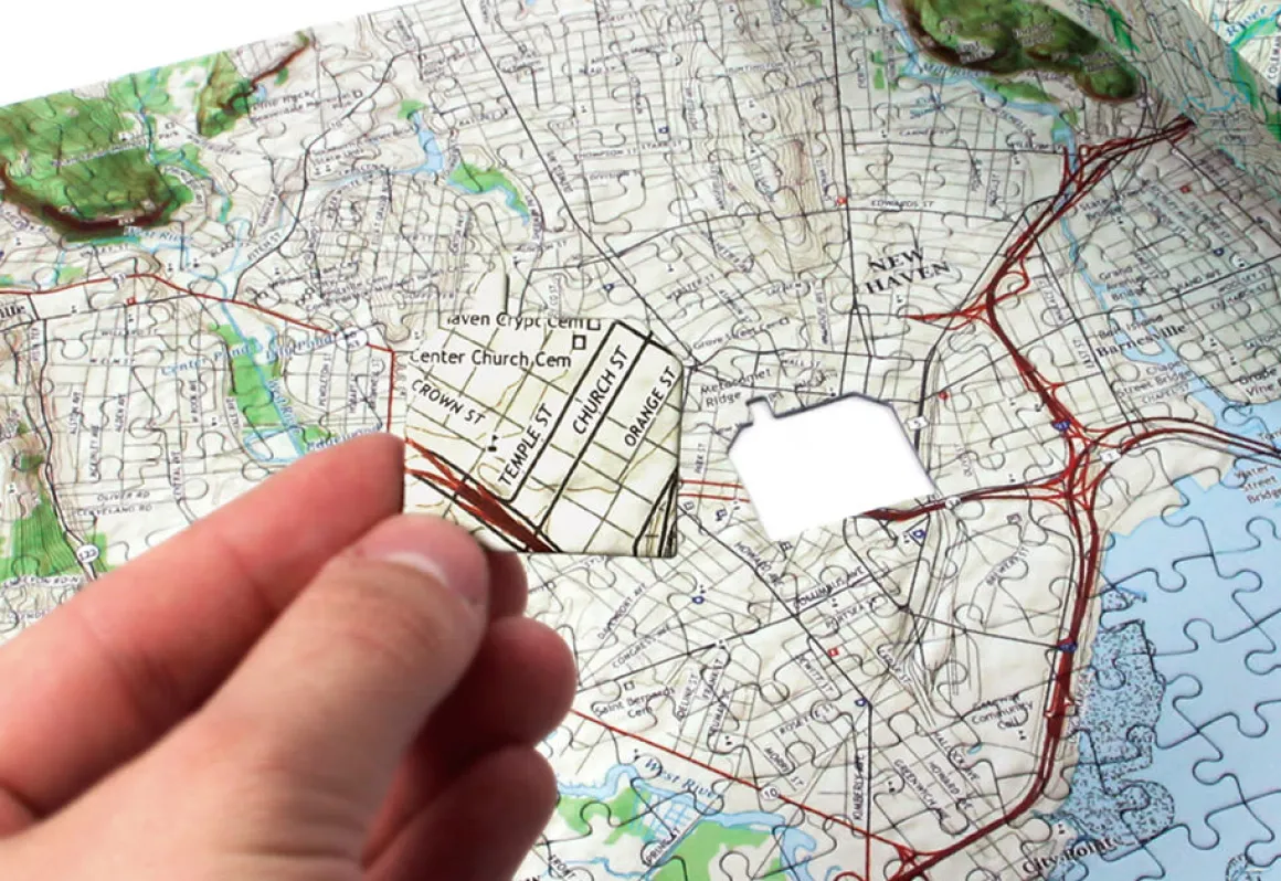 Personalized Street Map Puzzle