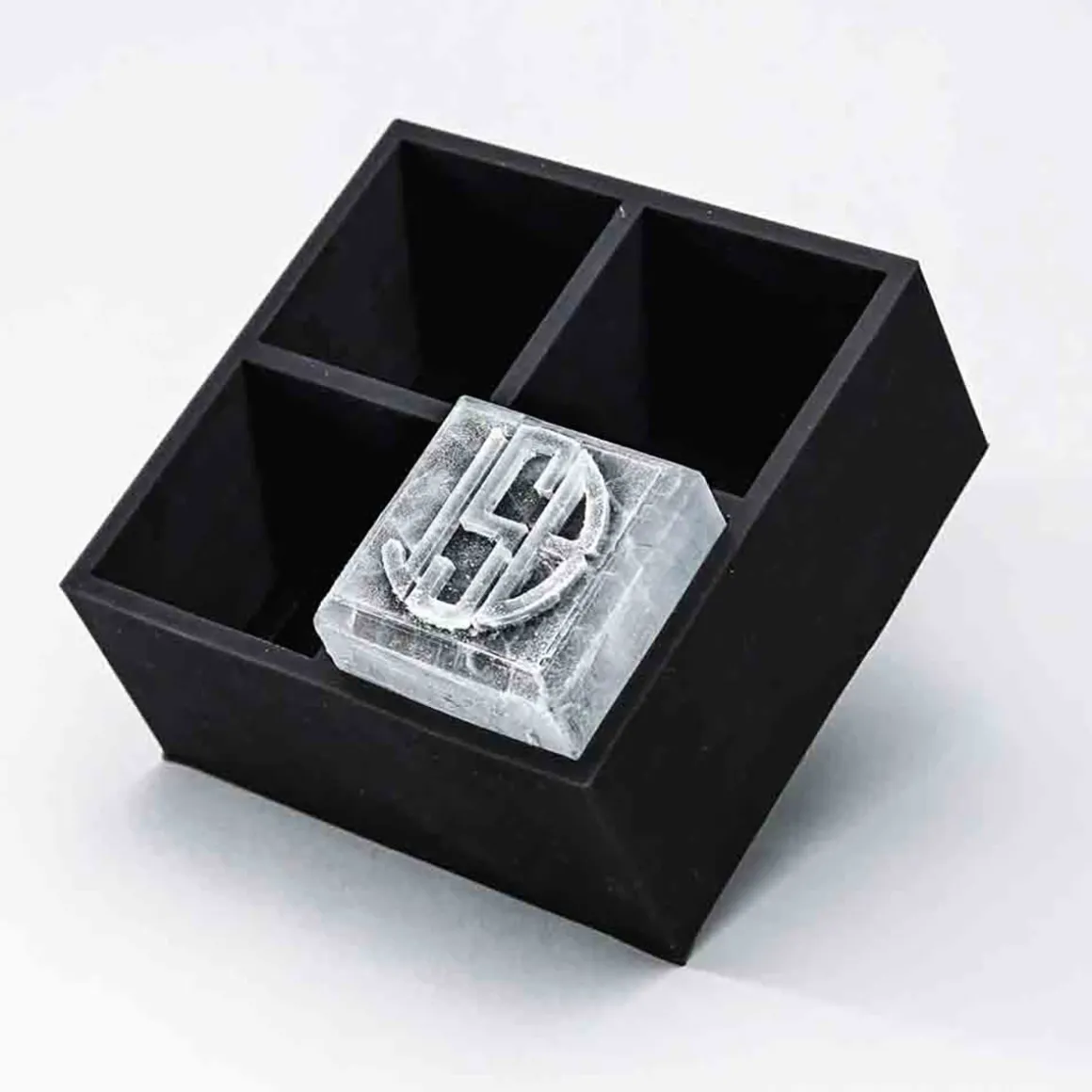 Personalized Whiskey Glasses and Ice Mold Gift Set
