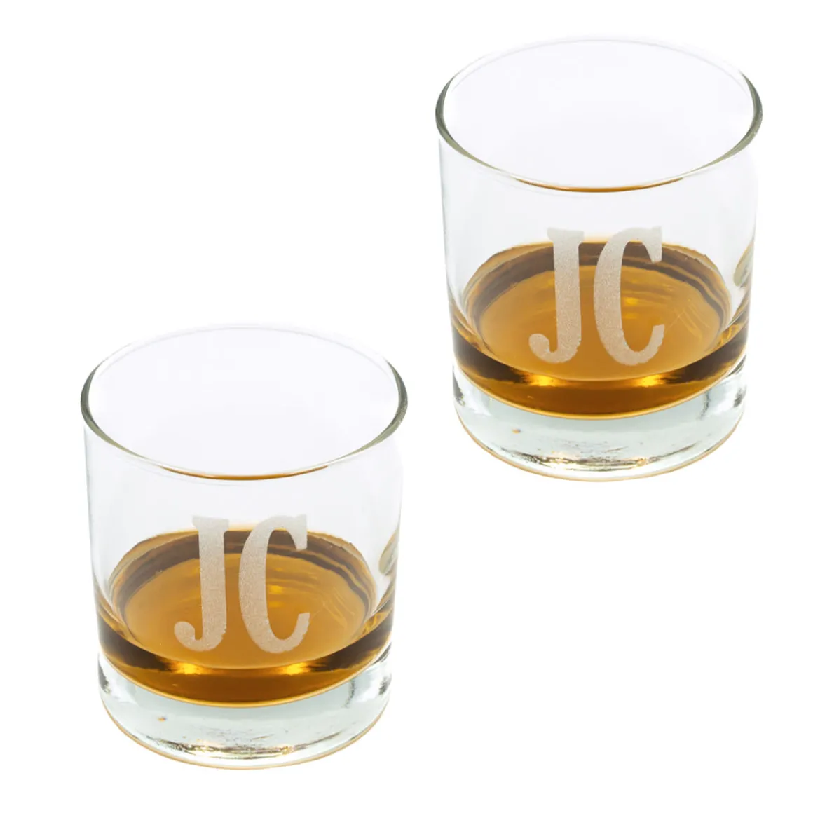 Personalized Whiskey Glasses and Ice Mold Gift Set