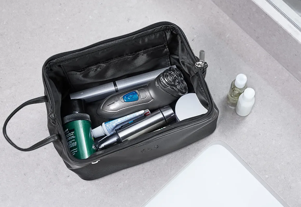 Personalized Widemouth Toiletry Bag