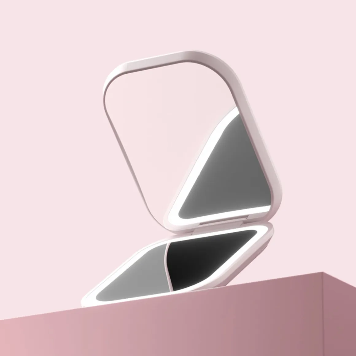Phone Charging Compact Mirror