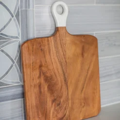 9-Piece Acacia Wood Charcuterie Board Set