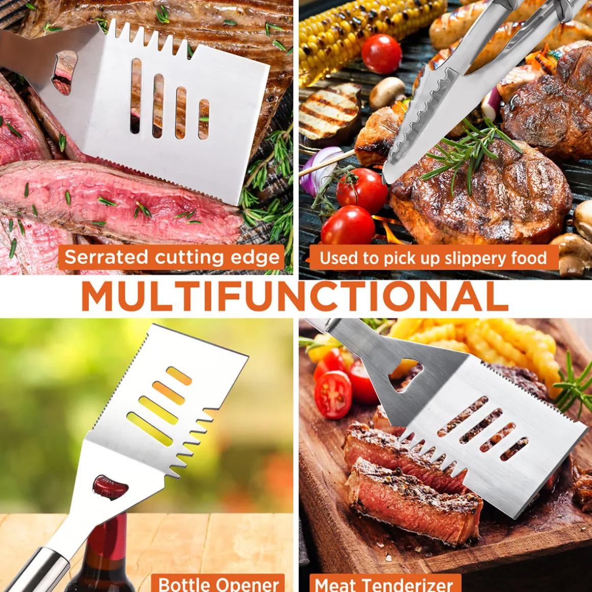25-Piece BBQ Accessory Set