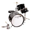 3-Piece Junior Drum Set with Cymbal and Throne
