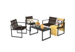 4-Piece Patio Set with Loveseat