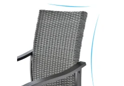 3-Piece Swivel Bar Set with 4D Air Fiber Cushions