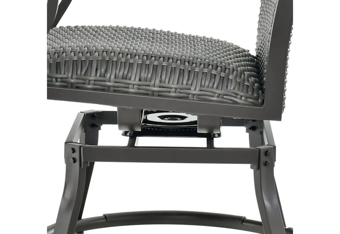 3-Piece Swivel Bar Set with 4D Air Fiber Cushions