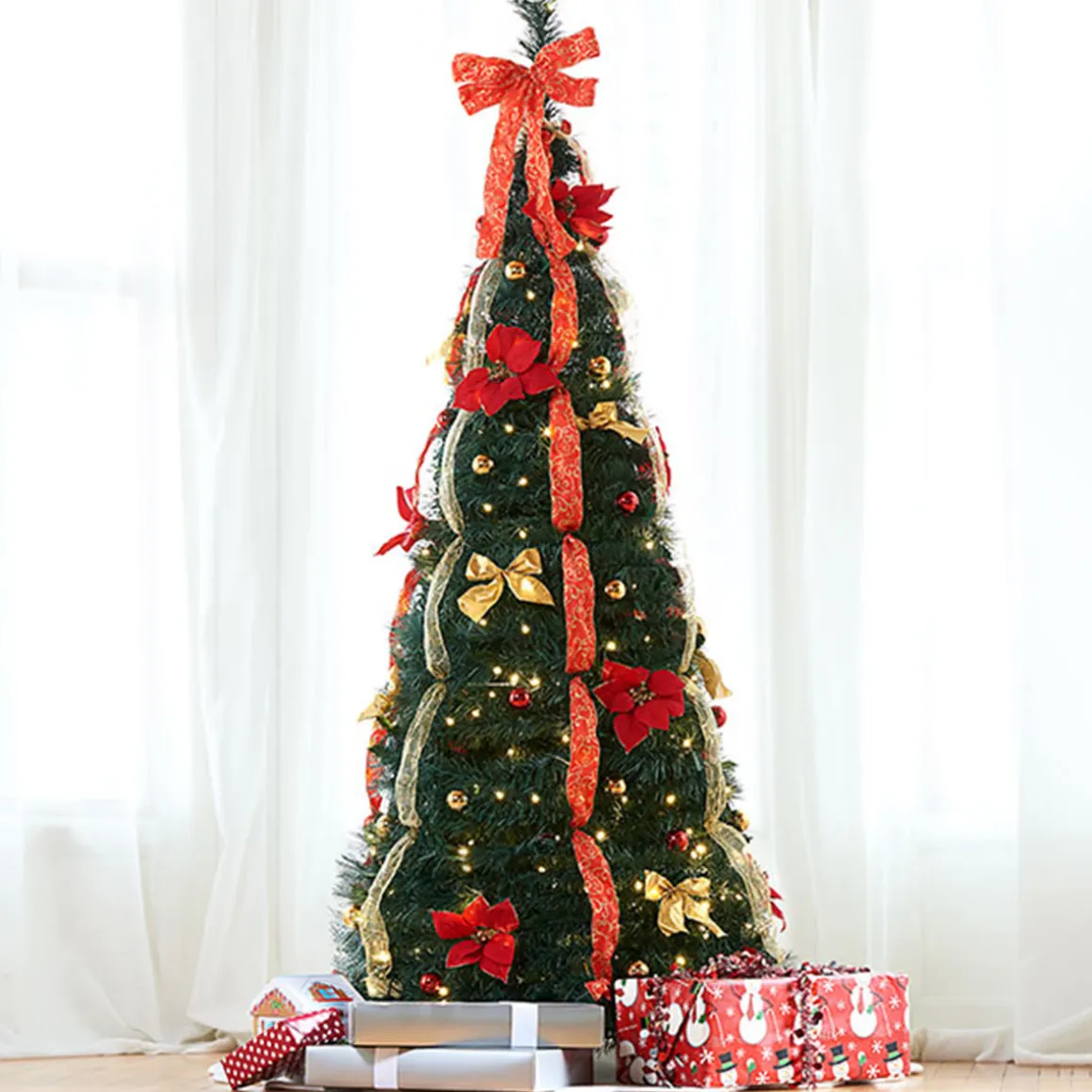 Pop-Up 6 Ft. LED Christmas Tree