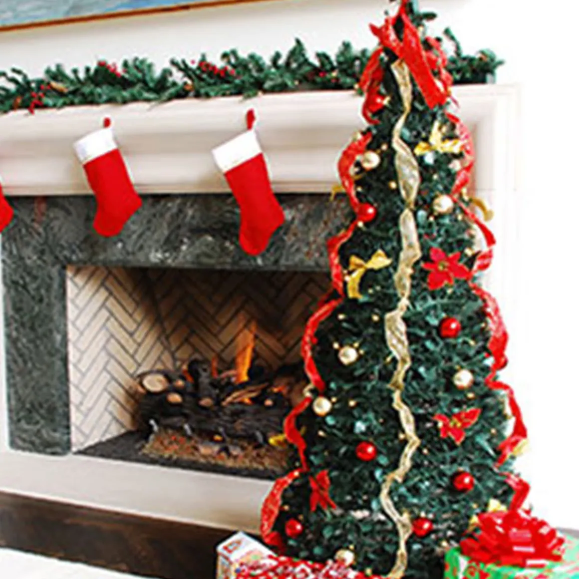 Pop-Up 6 Ft. LED Christmas Tree