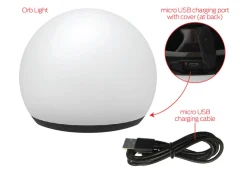 Portable LED Orb Light