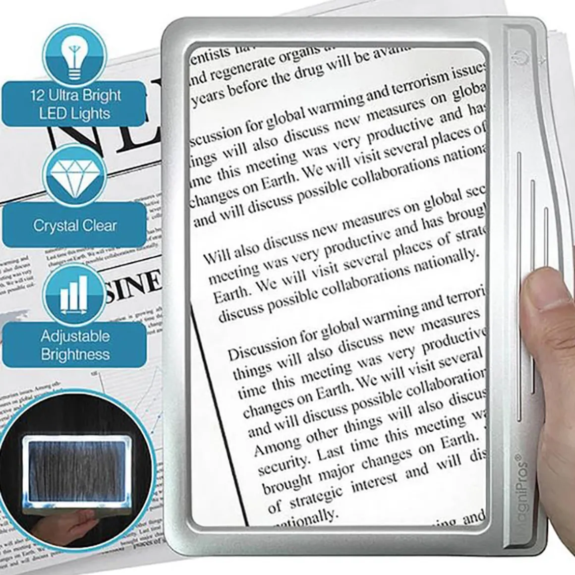 Portable Lighted Magnifier