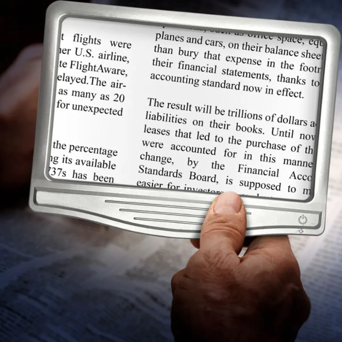 Portable Lighted Magnifier