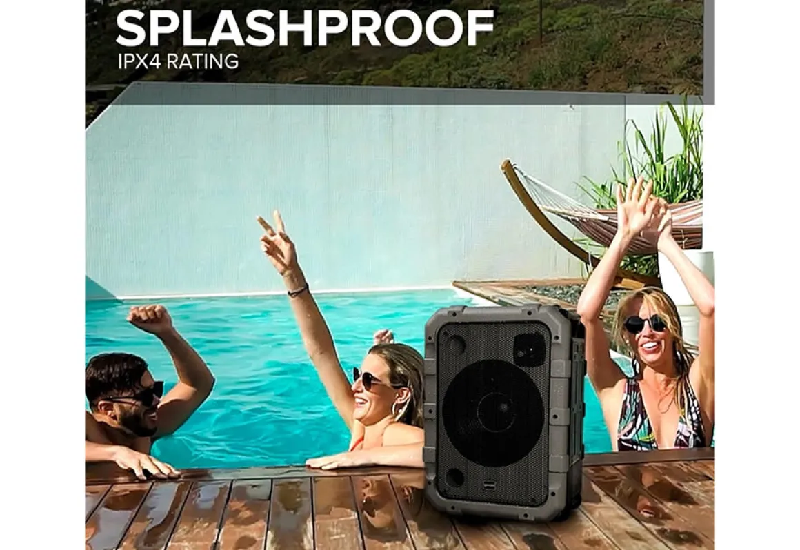 Portable Splashproof Trolley Speaker
