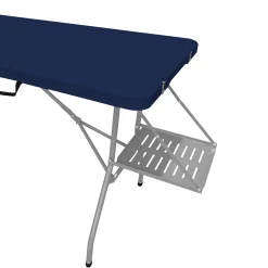 Rolling Table with 4 Folding Chairs Combo