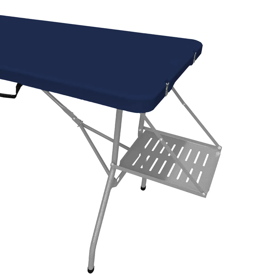 Rolling Table with 4 Folding Chairs Combo