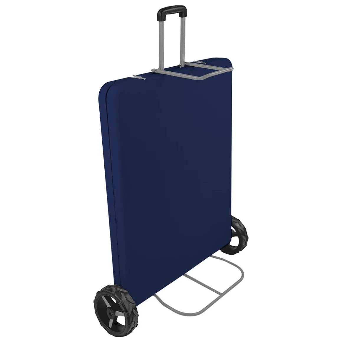 Rolling Table with 4 Folding Chairs Combo