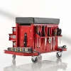 Rolling Toolbox Stool by Sharper Image