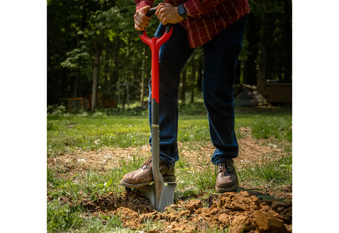 Root Slayer Round Head Shovel