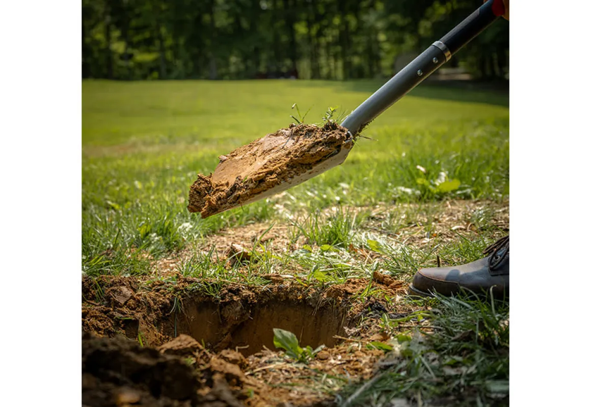 Root Slayer Round Head Shovel