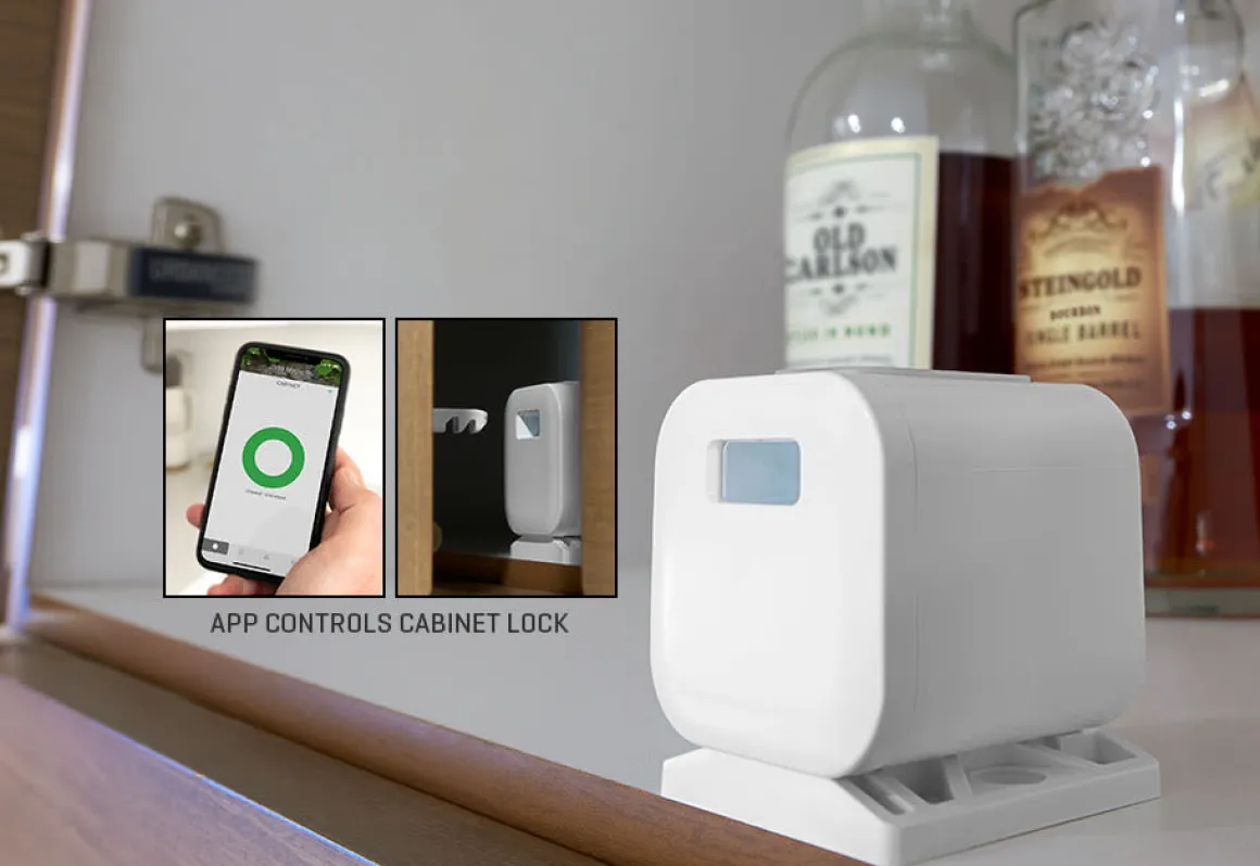 Smart Cabinet Door Lock with Bluetooth