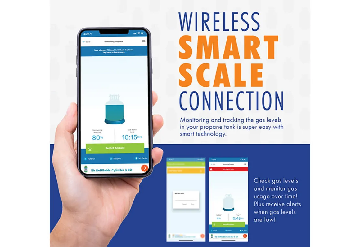 Smart Wireless Propane Scale