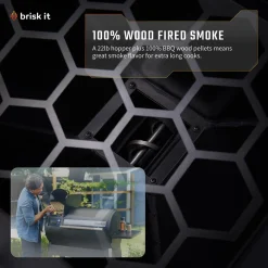Smart Wood Pellet Smoker Grill