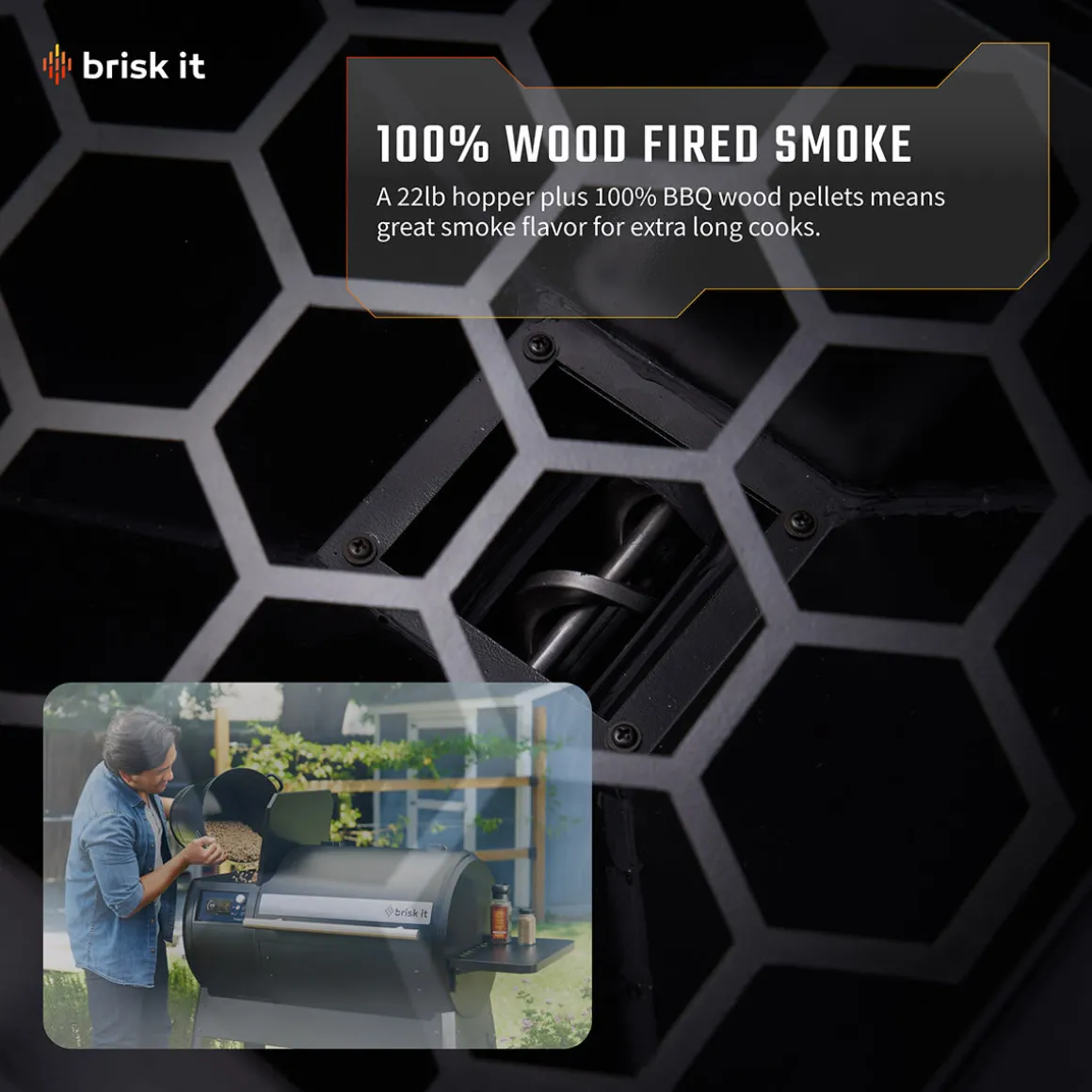 Smart Wood Pellet Smoker Grill