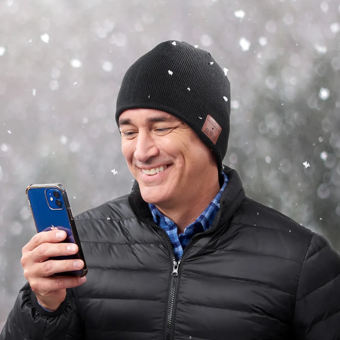 Smartphone Bluetooth Hat by Sharper Image
