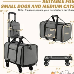 Soft Rolling Pet Carrier