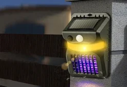 Solar Bug Zapper Motion Sensor Lights