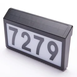 Solar Powered Address Sign