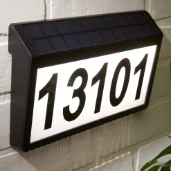 Solar Powered Address Sign
