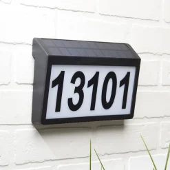 Solar Powered Address Sign