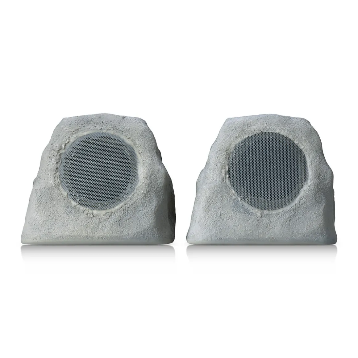Solar Powered Bluetooth Rock Speakers with Multilink (Set of 2)