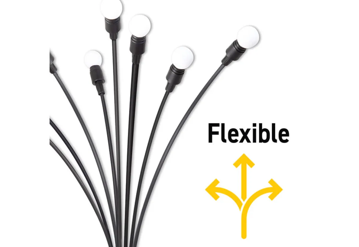 Solar Powered Firefly Garden Lights (Set of 2)