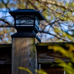 Solar Powered Post Lights (Set of 4)