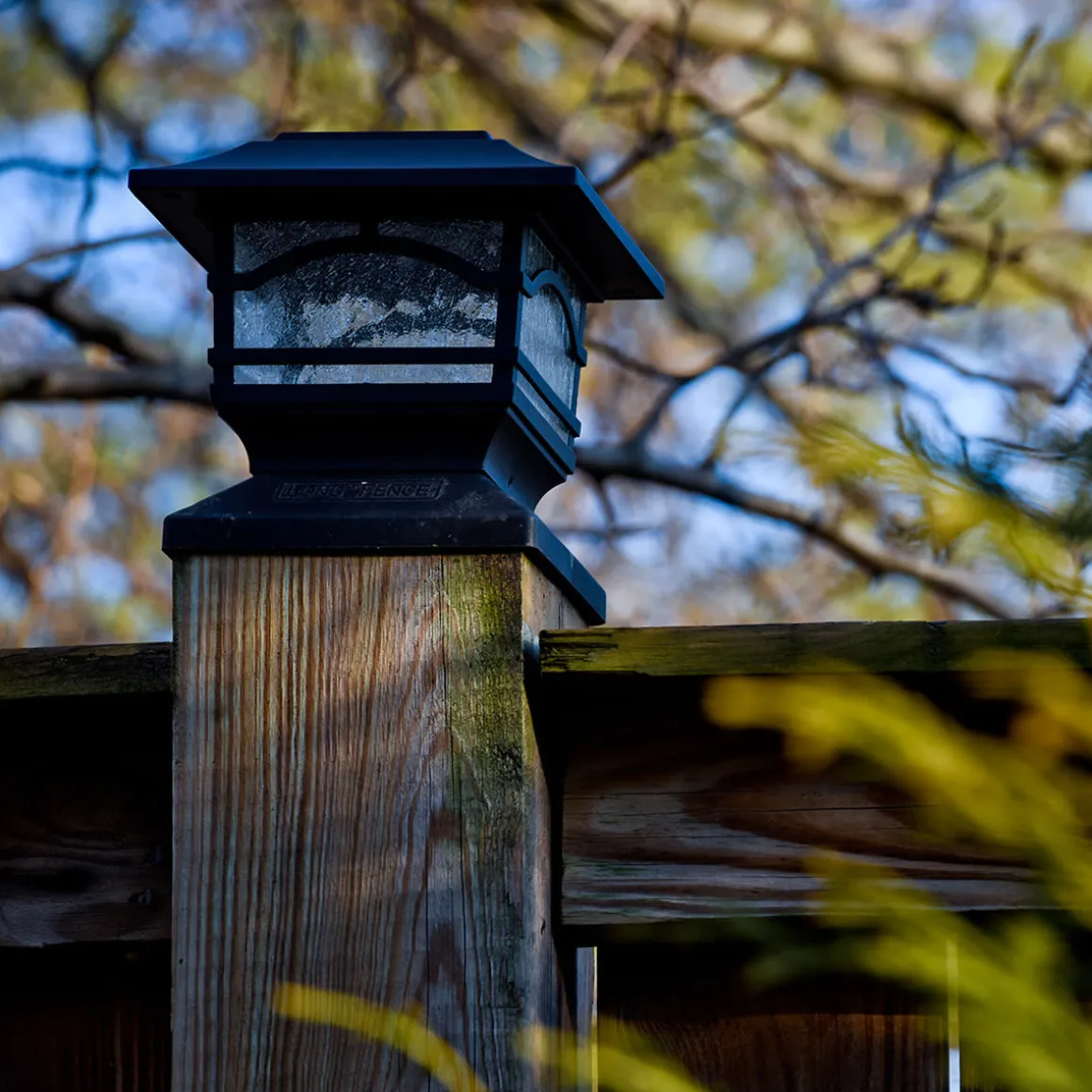 Solar Powered Post Lights (Set of 4)